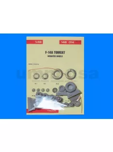 Wheelliant - F-14A Tomcat weighted wheels f.Tamiya