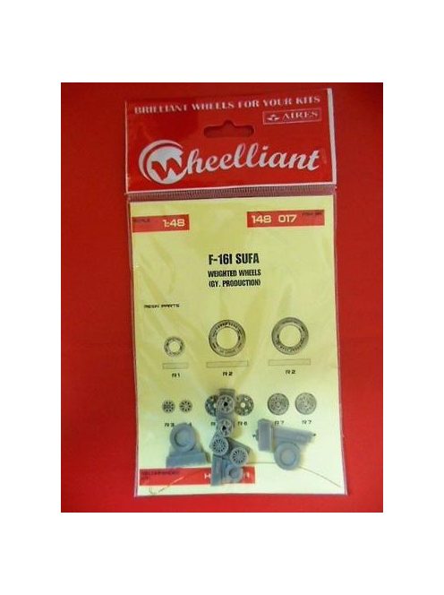 Wheelliant - F-16I Sufa Weighted Wheels(Gy Produktion For Hasegawa