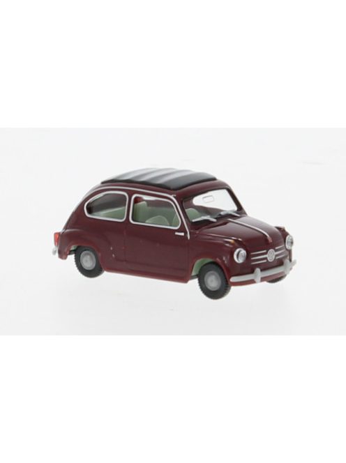 Wiking - Fiat 600, dunkelrot, 1:87
