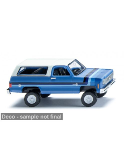 Wiking - Chevrolet K5 Blazer, blau/Dekor, 1975, 1:87