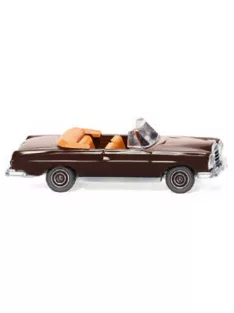 Wiking - Mercedes 280 SE Cabriolet, dunkelbraun, 1967, 1:87