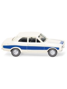 Wiking - Ford Escort MK I, weiss/blau, 1:87