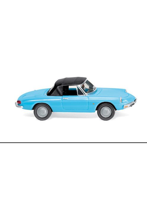 Wiking - Alfa Romeo Spider, hellblau/schwarz, 1966, 1:87