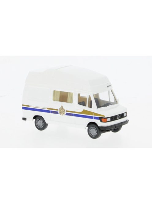 Wiking - Mercedes MB 207 D James Cook, weiss/Dekor, 1977, 1:87