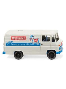 Wiking - Mercedes L 406 Kastenwagen, 1967, Westmilch, 1:87