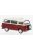 Wiking - VW T2b Campingbus, rot/weiss, 1972, 1:87