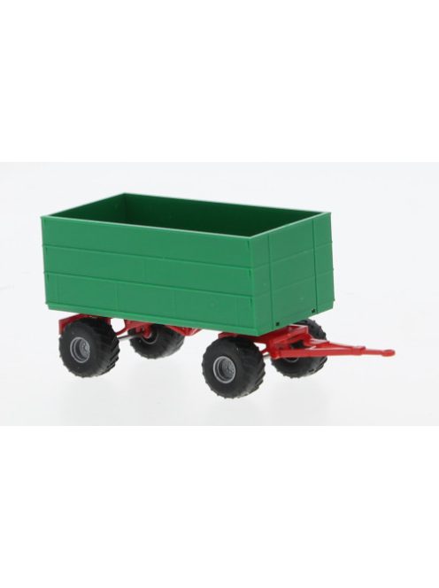 Wiking - Anhänger Landwirtschaftlicher Anhänger, grün/rot, 1:87