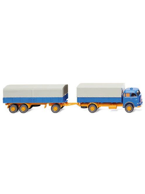 Wiking - MAN Pausbacke, blau/gelb, 1960, 1:87