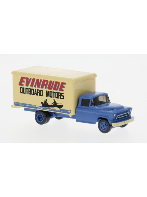 Wiking - Chevrolet Koffer-LKW, 1955, Evinrude Outboard Motors, 1:87