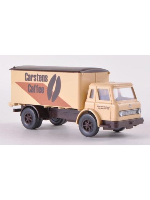 Wiking - International Harvester Koffer-LKW, Carstens Caffee, 1:87