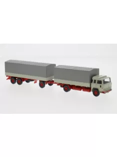 Wiking - Magirus 235 D, grau/rot, 1963, 1:87