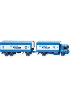 Wiking - MAN Kühlkofferlastzug, 1972, Inter Frigo, 1:87