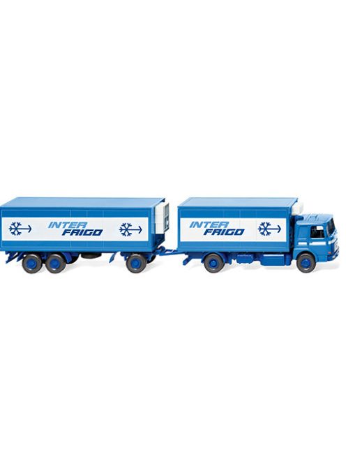 Wiking - MAN Kühlkofferlastzug, 1972, Inter Frigo, 1:87