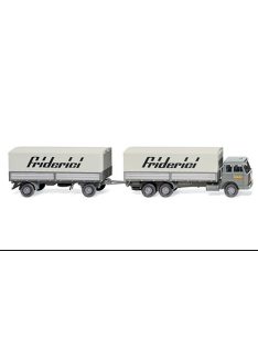   Wiking - Hanomag Henschel Pritschenhängerzug, 1969, Friderici, 1:87