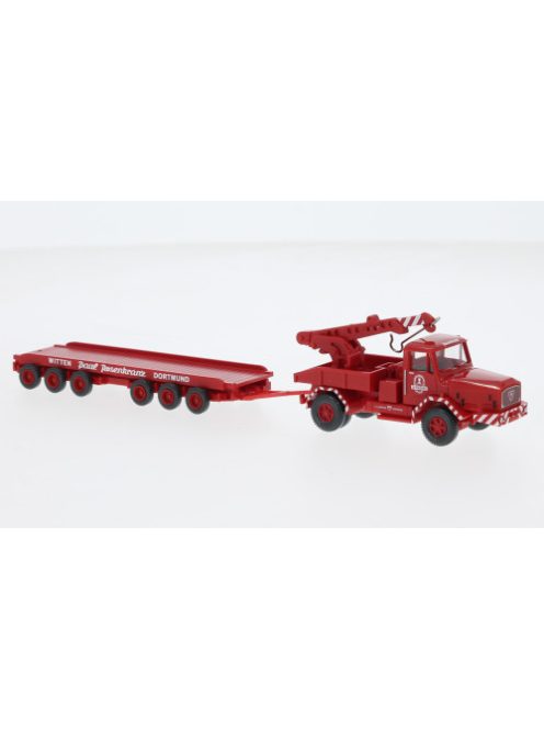 Wiking - Faun Tiefladehängerzug, 1965, Rosenkranz, 1:87