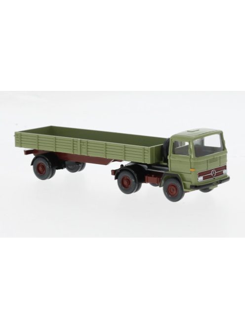 Wiking - Mercedes Pritschensattelzug, grün, 1:87