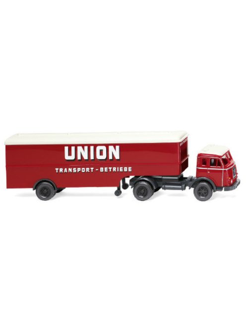 Wiking - Henschel Koffersattelzug, 1955, Union Transport, 1:87