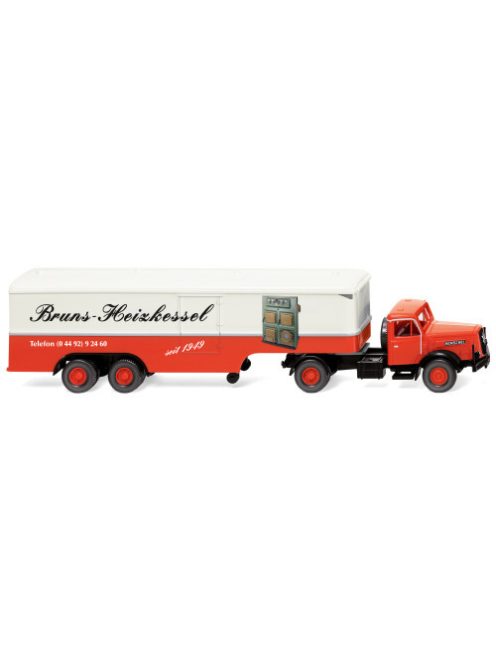 Wiking - Henschel Koffersattelzug, 1955, Bruns, 1:87