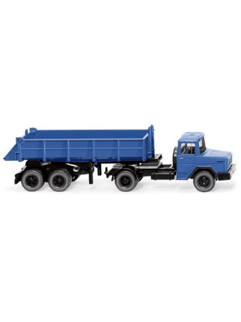 Wiking - Magirus Deutz Hinterkippersattelzug, blau, 1:87