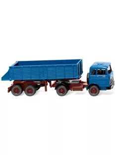 Wiking - Mercedes Hinterkippersattelzug, blau, 1968, 1:87