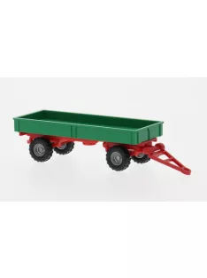   Wiking - Zubehör Landwirtschaftlicher Anhänger, grün/rot, 1968, 1:87