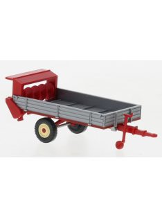   Wiking - Fortuna Stalldung-Breitstreuer, silber/rot, 1949, 1:87