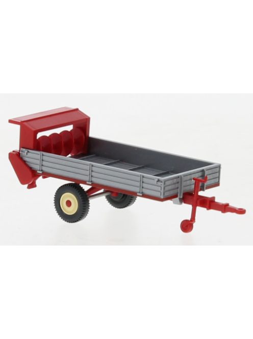 Wiking - Fortuna Stalldung-Breitstreuer, silber/rot, 1949, 1:87