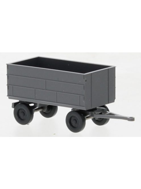 Wiking - Anhänger Landwirtschaftlicher Anhänger, dunkelgrau, 1:160