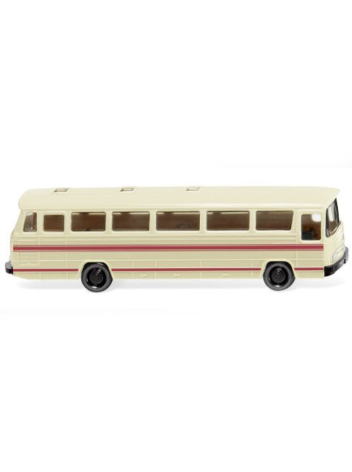 Wiking - Mercedes O 302 Reisebus, hellbeige/rot, 1:160