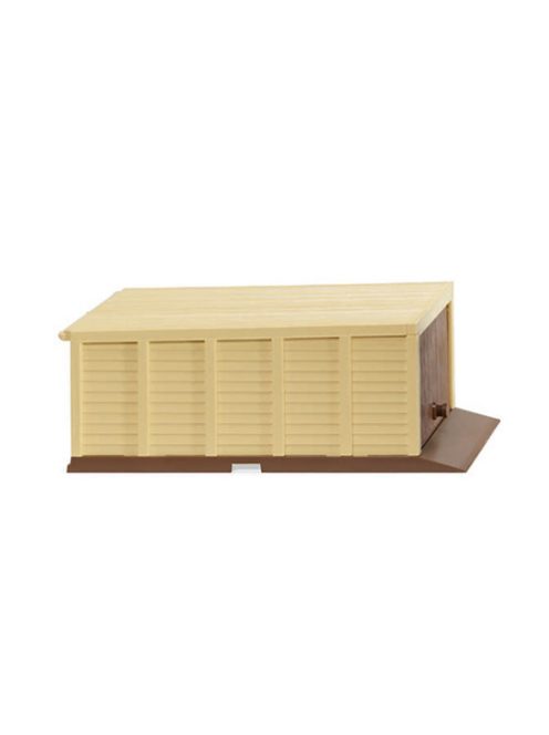 Wiking - Zubehör Selbstbau-Garage (3S), beige/braun, 1967, 1:87