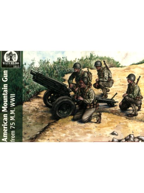 Waterloo 1815 - American mountain gun 75 mm, WWII