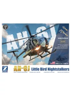 Zimi Model - AH-6J Little Bird Nightstalkers w/Metal Barrels