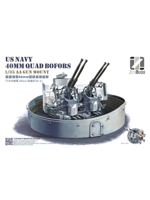Zimi Model - US Navy 40mm Quadruple Bofors