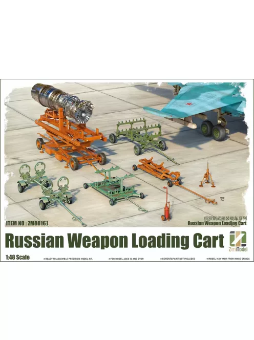 Zimi Model - Russian Weapon loading cart [with 2 figures]
