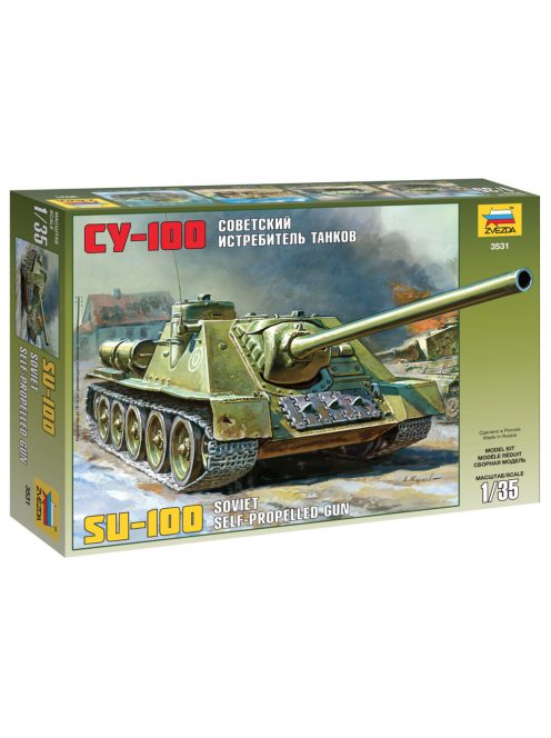 Zvezda - SU-100 Soviet Self-propelled gun (3531)