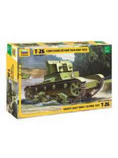 Zvezda - 1:35 Soviet Light Tank T-26 Mod. 1932