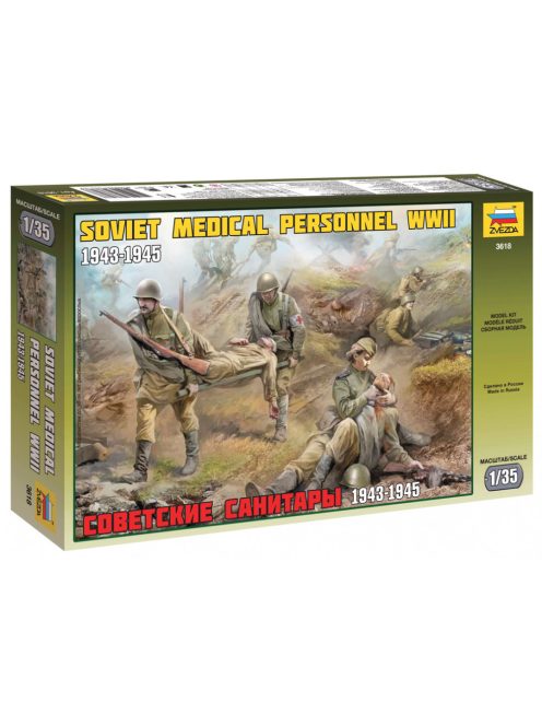 Zvezda - Military Soviet Medical Personnel WWII 1:35 (3618)