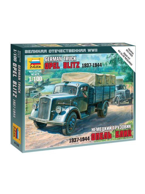Zvezda - German Truck Opel Blitz /1937-1944/ 1:100 (6126)