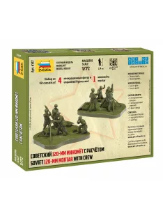 Zvezda - Soviet 120 mm Mortar with crew