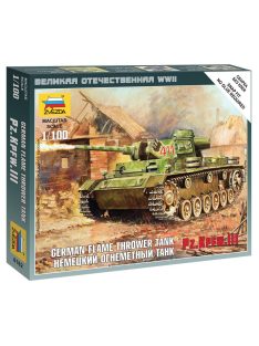 Zvezda - Panzer III Flamethrower Tank 1:100 (6162)