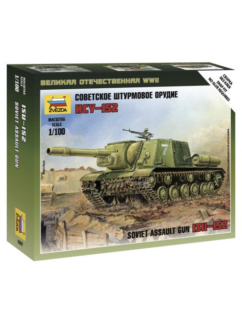 Zvezda - Soviet Self-Propelled Gun Isu-152 1:100 (6207)