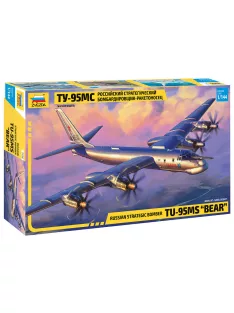   Zvezda - 1:144 Russian strategic bomber-missile carrier Tu-95MS