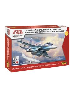   Zvezda - 1:144 Russian air superiority fighter Su-30SM "Flanker-H" - SnapFit
