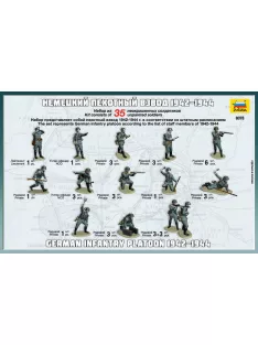 Zvezda - German Infantry Wwii (8078)