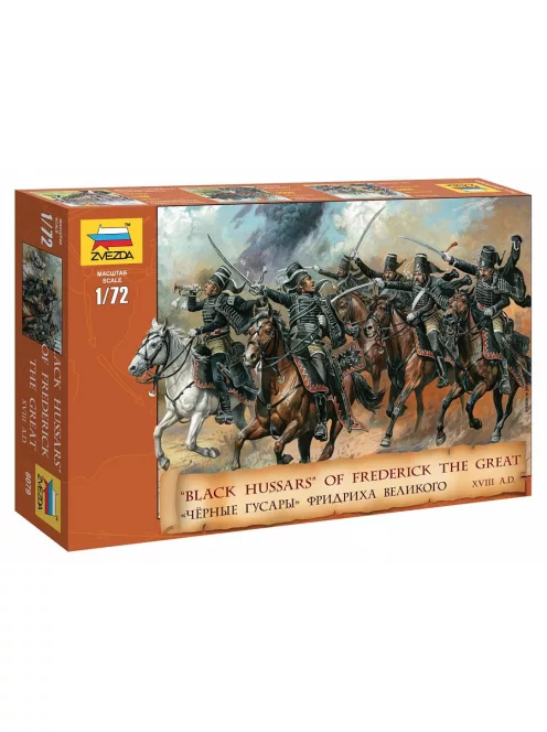 Zvezda - Black Hussars of Frederick II - 19 figures