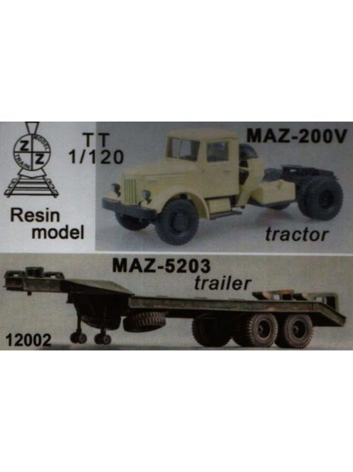 ZZ Modell - MAZ-200V & MAZ-5203 trailer