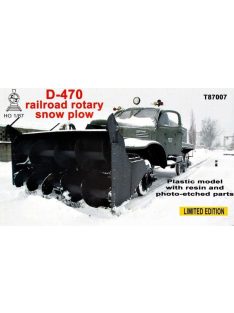 ZZ Modell - D-470 Railroad rotary snow plow