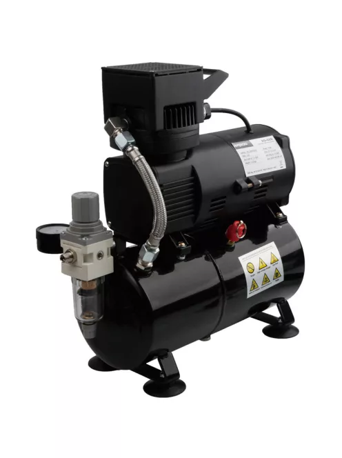 Airgoo Premium Aibrush Compressor AG-426 with Superpower Double Cooling Fans and Air Tank
