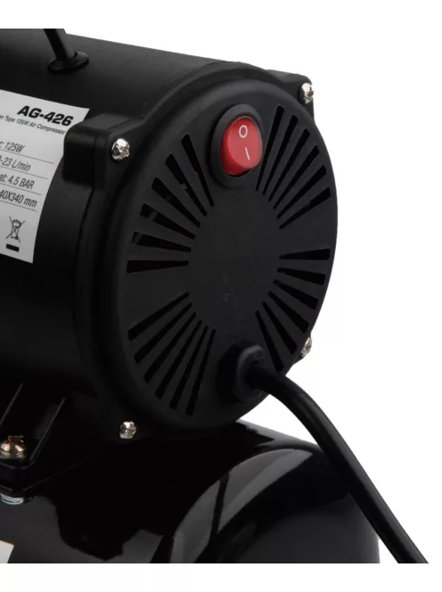 Airgoo Premium Aibrush Compressor AG-426 with Superpower Double Cooling Fans and Air Tank